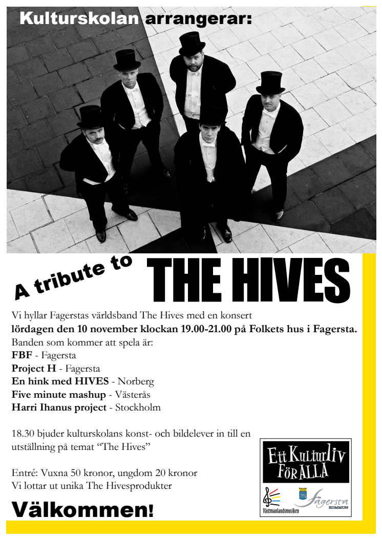Kulturskolan hyllar The Hives