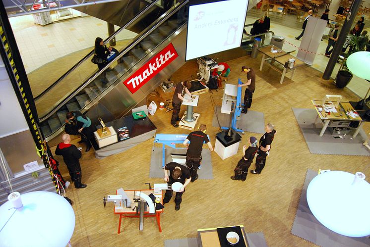 Tävlingsplanen i Kupolens centrum