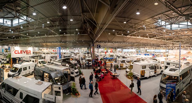 TC Leipzig - Blick über die Messehalle 3 