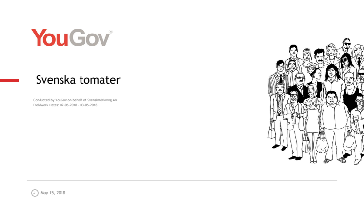 Svenska tomater, YouGov maj 2018