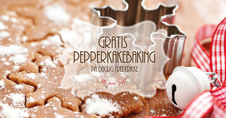 Gratis pepperkakebaking