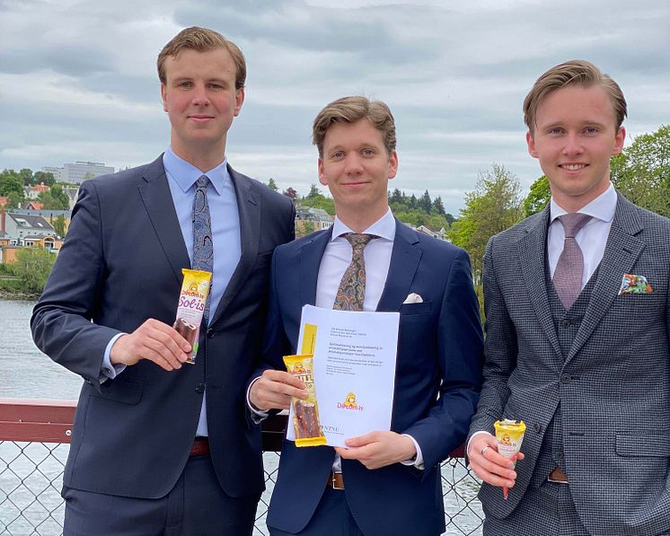 NTNU Studenter med iskrem