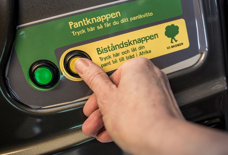 Biståndsknappen har gett miljontals träd totalt