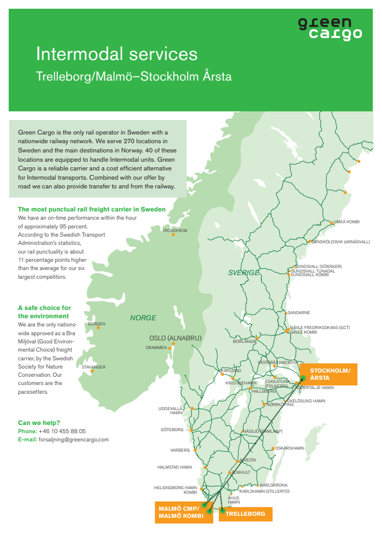 Direktlinje Helsingborg - Stockholm Direct