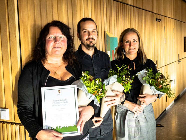 Från vänster: Helena Gustavsson, Victor Danling Went, Ida Henriksson  (Skövde kommun)