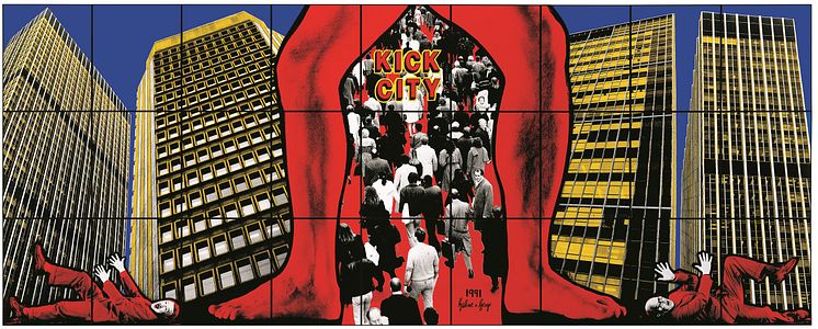 Gilbert & George,  KICK CITY, 1991