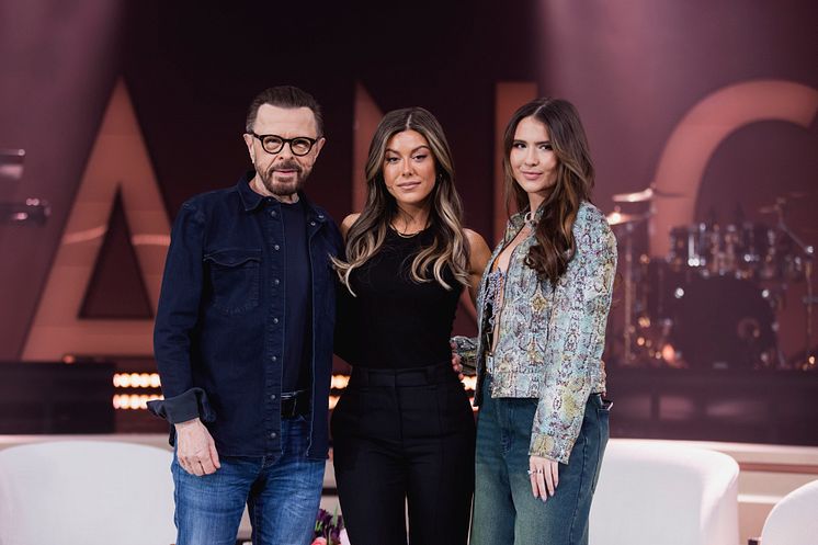 Björn Ulvaeus + Bianca Ingrosso + Mimi Webb 