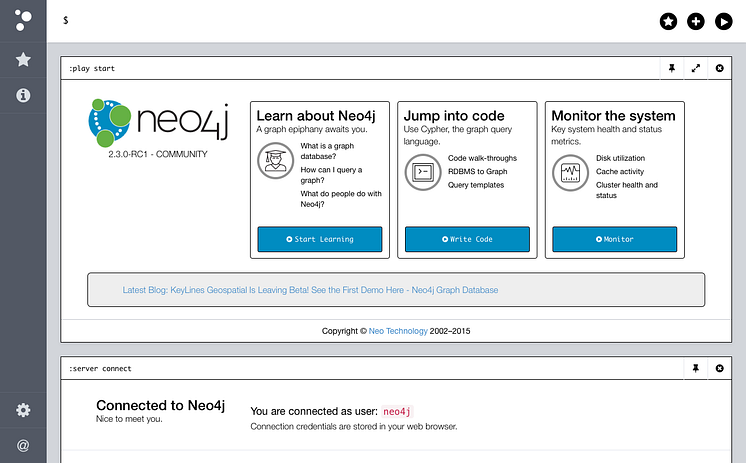 Neo4j 2.3 - världens snabbaste och mest skalbara grafdatabas