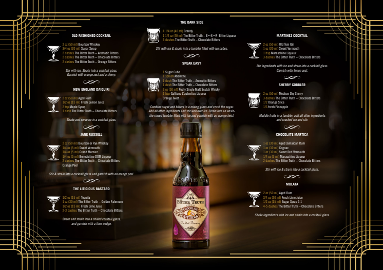The Bitter Truth Chocolate Bitters Cocktail Recipes