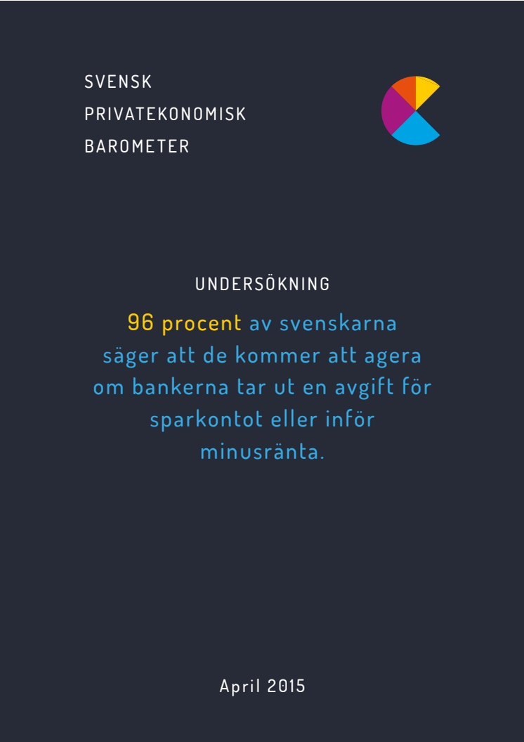 Ny undersökning: Svenskarna mycket negativa till minusränta på sparkontot