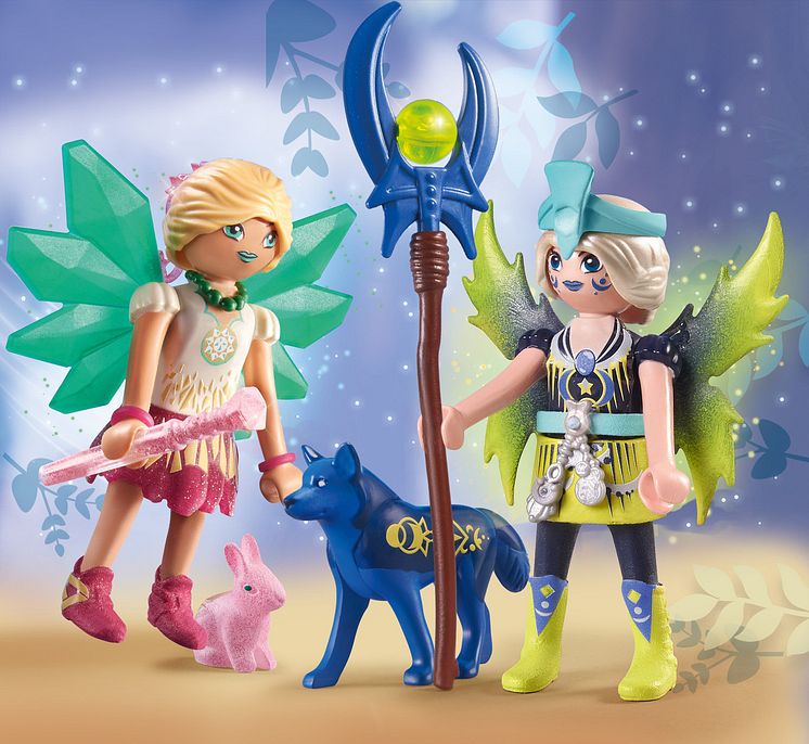 Crystal- und Moon Fairy mit Seelentieren (71236) von PLAYMOBIL