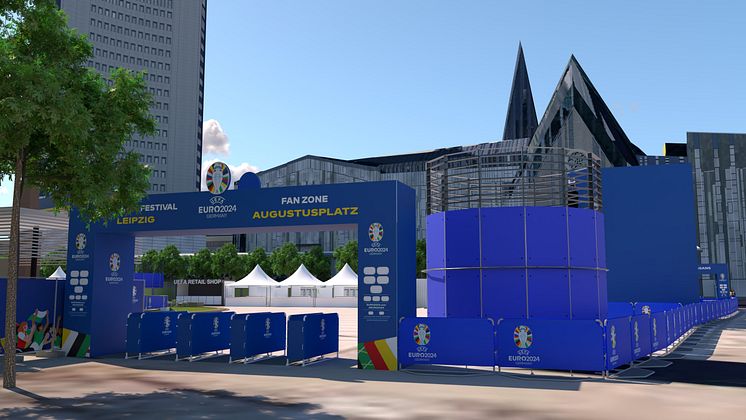 Fan Zone Augustusplatz Leipzig 2024 - © Stadt Leipzig 2024