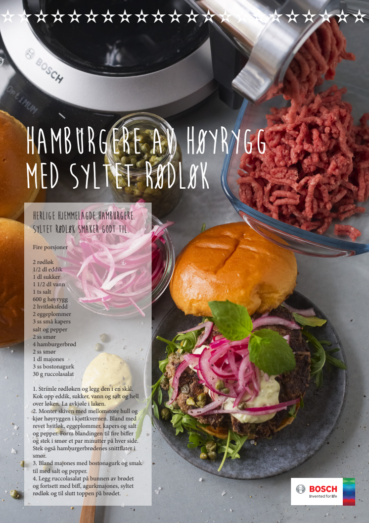 Hamburger av høyrygg