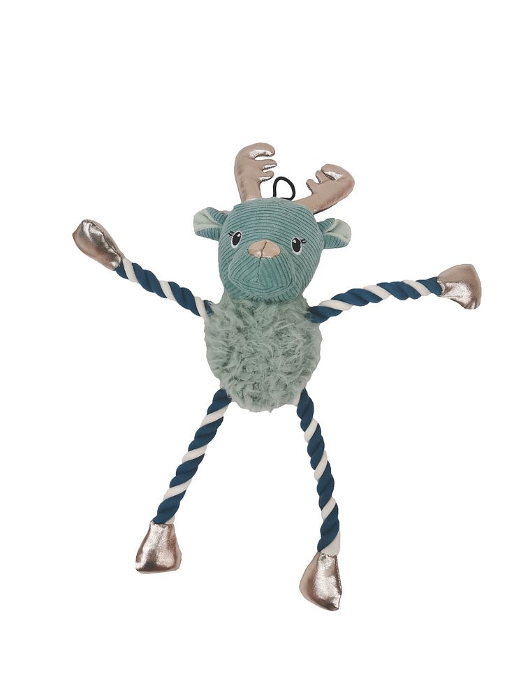 Bark-a-Boo BerryFrost Dog Toy RopeLimbs Reindeer L.jpg