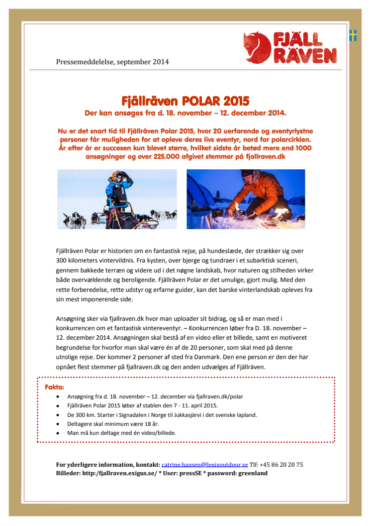 Fjällräven Polar 2015