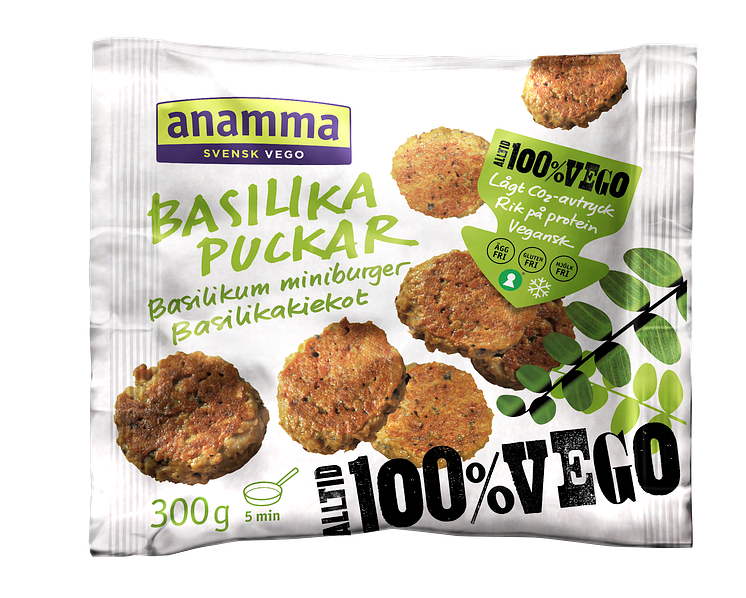 Anamma Basilikum miniburger vegan 300 g