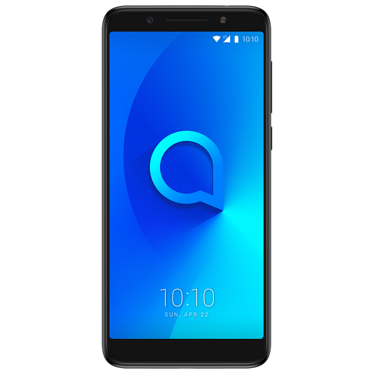 Alcatel 3X_Metallic Black_Front