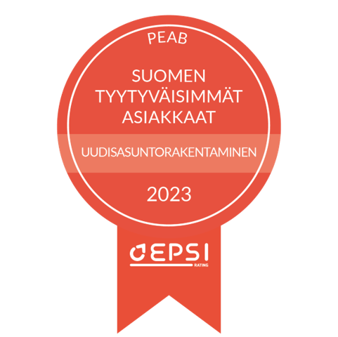 Uudisrakentamisalan asiakastyytyväisyys 2023, Peab