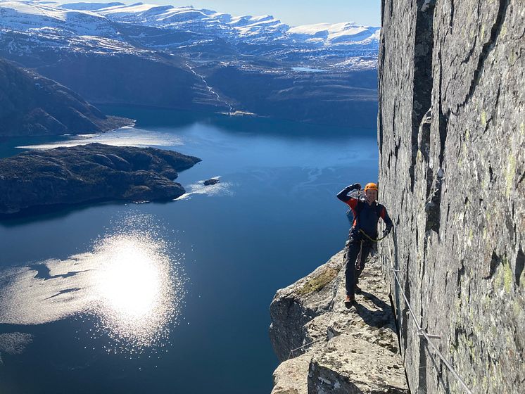 Hotnelen Via Ferrata opening