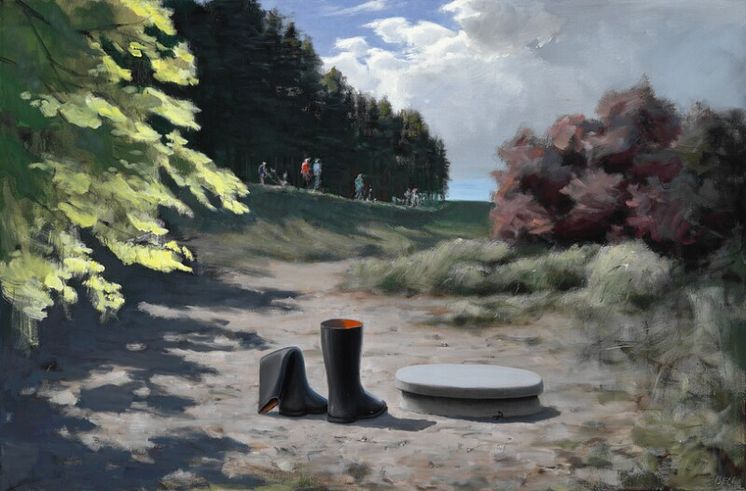 Poul Anker Bech: "En drift mod havet", 2007. Hammerslag: 300.000 kr.