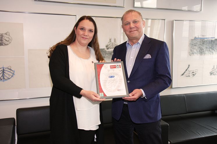 MCS-Zertifikat für Tallink Silja 