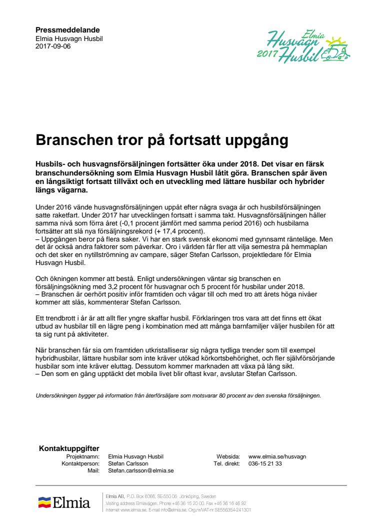 Branschen tror på fortsatt uppgång