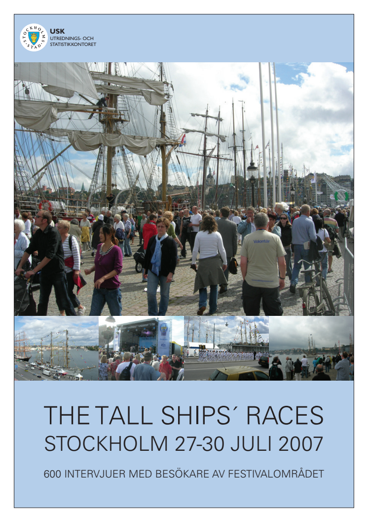 Rapport: Tall Ships Races i Stockholm 2007