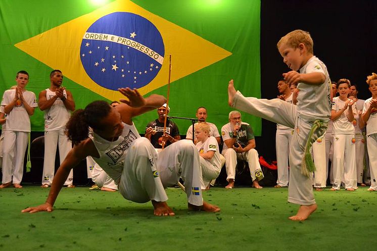 Capoeira med stora och små 6-8 juni 2014