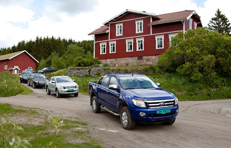 Lansering av nye Ford Ranger på Bestul jakthytte i Skien