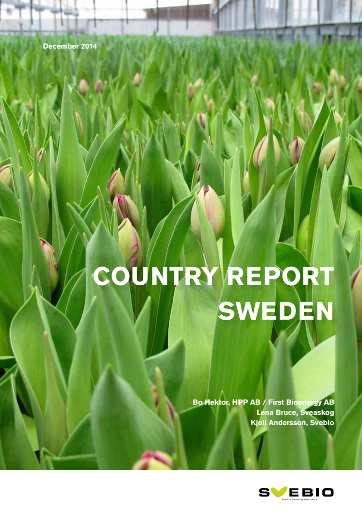 Bioenergin i Sverige - Landsrapport till IEA