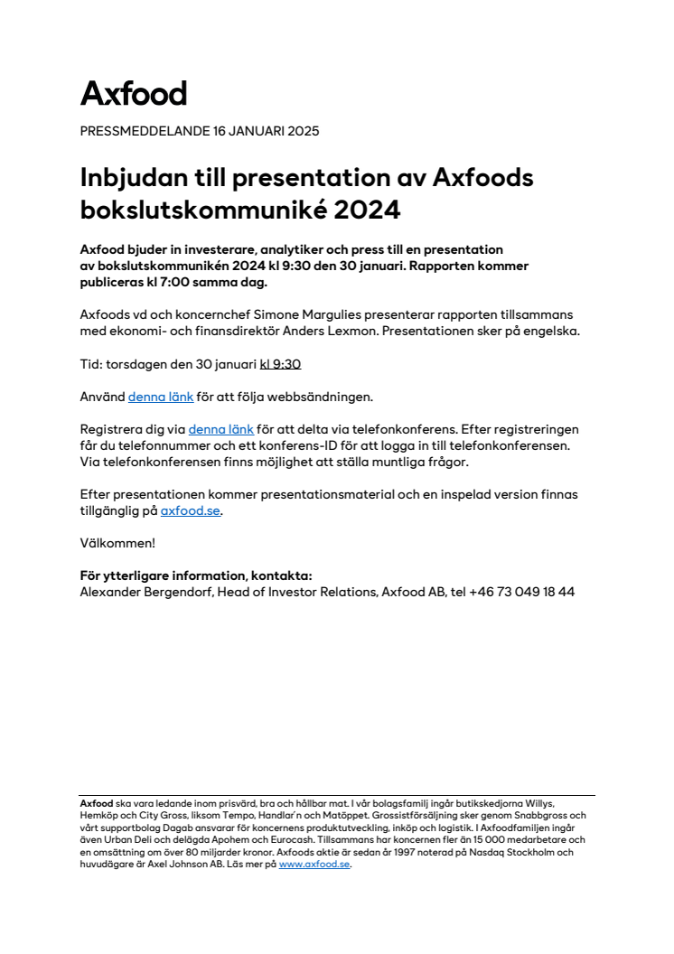 Inbjudan till presentation av Axfoods.pdf