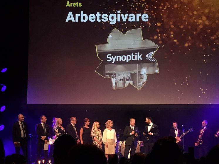 Synoptik utsedda till Årets Arbetsgivare under Retail Awards 2018. 