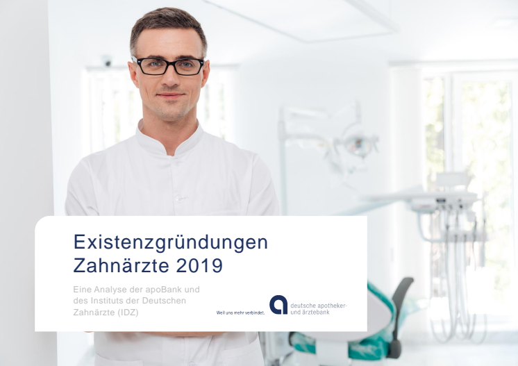 Zahlen zu PM Existenzgründungsanalyse Zahnärzte 2019