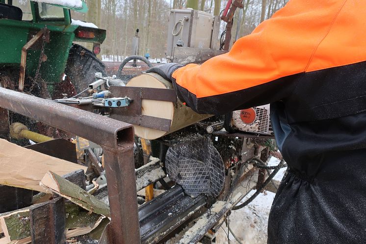 Flækfunktionen i STIHL savværket 2