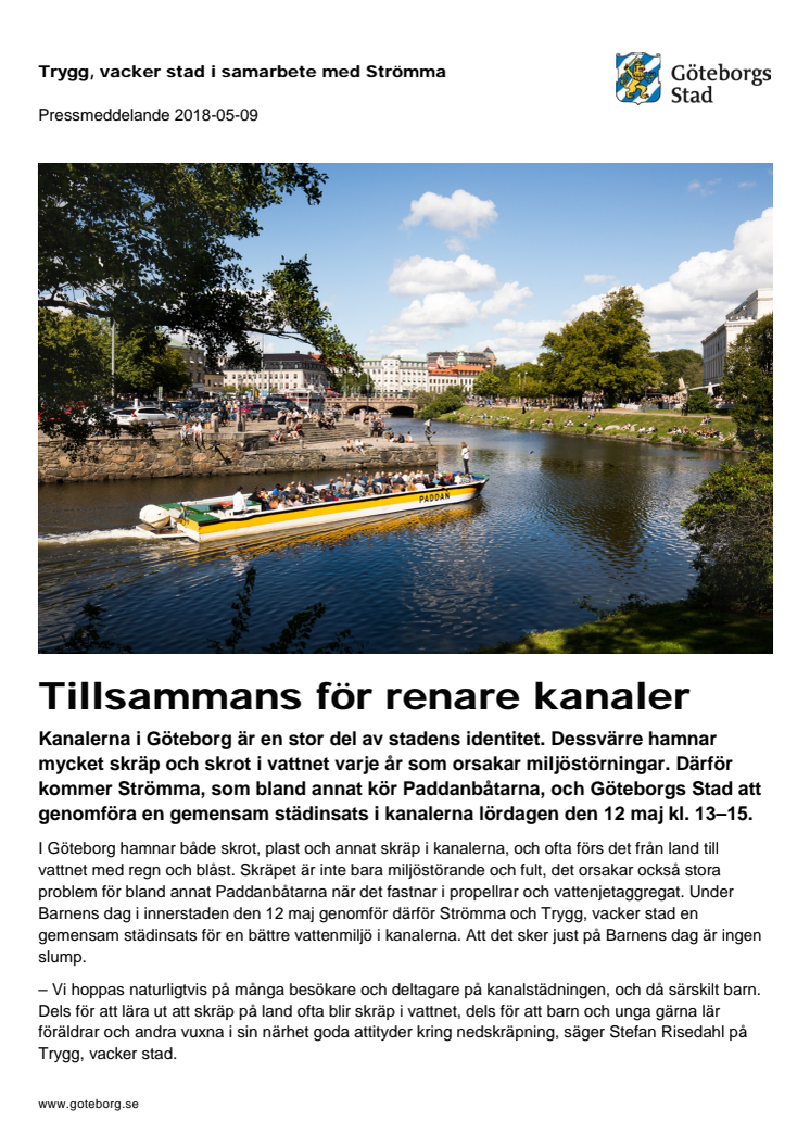 Tillsammans för renare kanaler