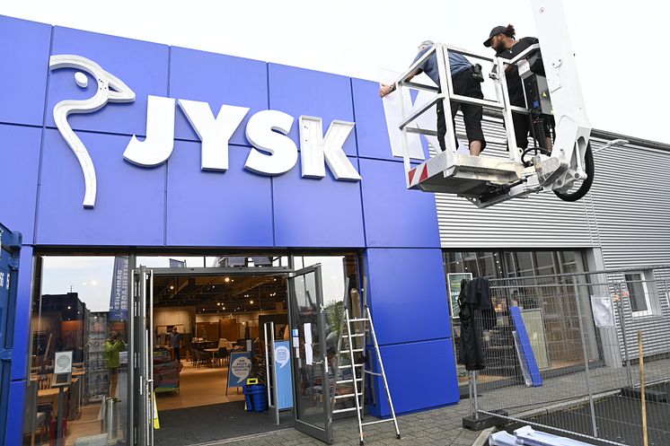 Rebranding DÄNISCHES BETTENLAGER zu JYSK