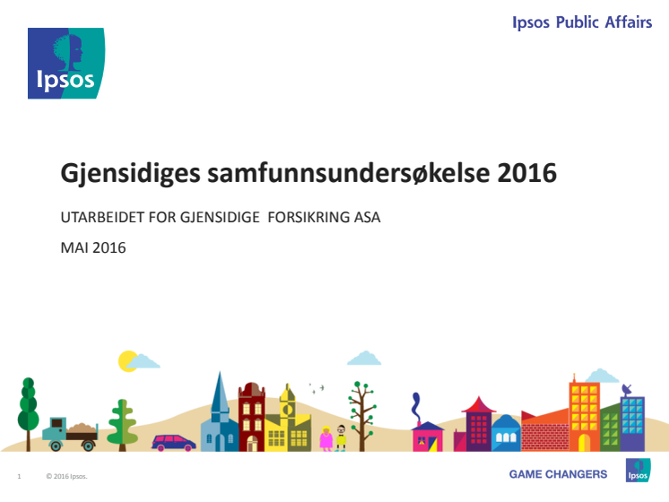 Gjensidiges samfunnsundersøkelse 2016