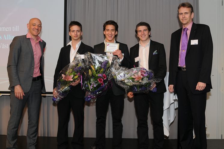Vinnare Årets unga entreprenör Väst 2010, MobilMobil, i Founders Awards
