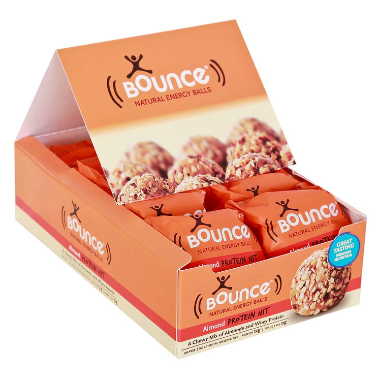 40210 Bounce balls mandel protein borddisplay