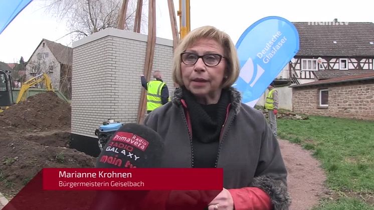 Glasfaserausbau in Geiselbach (Bayern) - Main.TV vom 13.02.2019