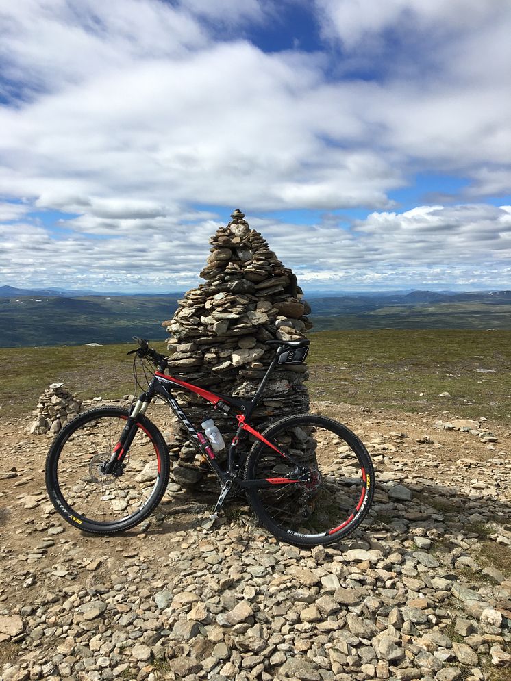 Toppröset på Mittåkläppen