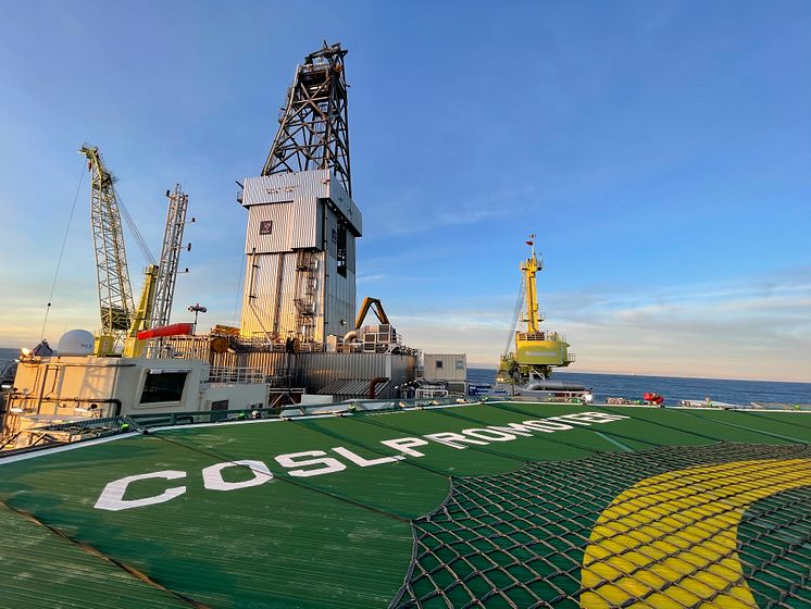 The COSLPromoter rig is pioneering a new sustainable technology collaboration from Kongsberg Maritime and NOV