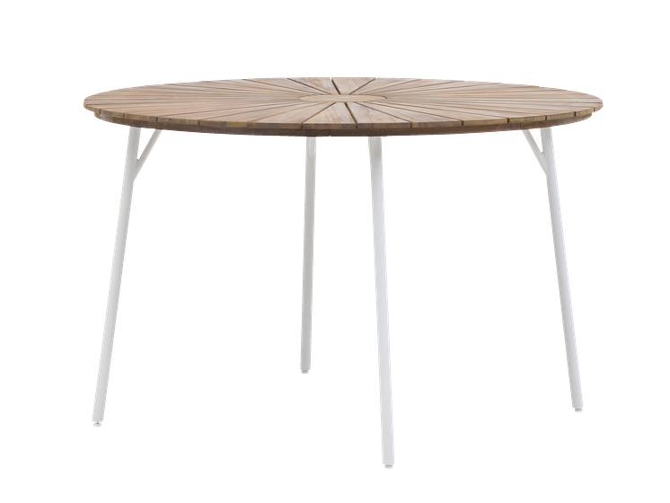 Mesa de jardín BASTRUP Ø120 madera durablanco.png