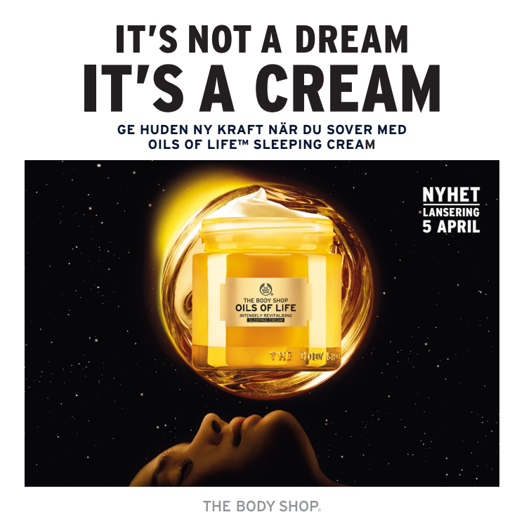 It's not a dream - it's a cream