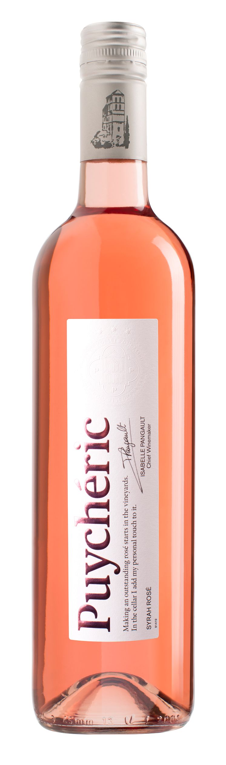 Puychéric Syrah Rosé flaska