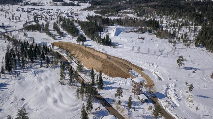 Lagrer 34 0000 kubikkmeter med snø