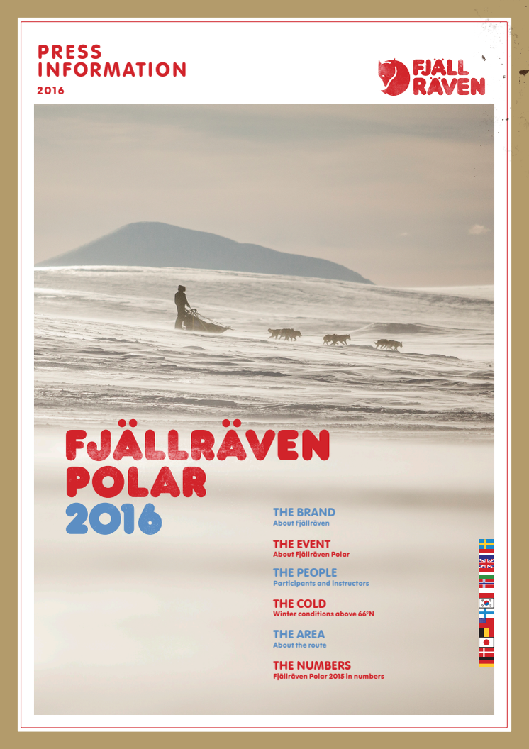​Fjällräven Polar 2016 has begun
