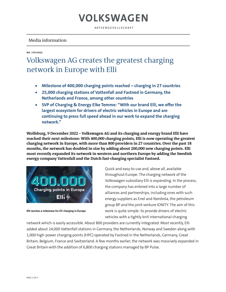 Volkswagen AG creates the greatest charging network in Europe with Elli.pdf