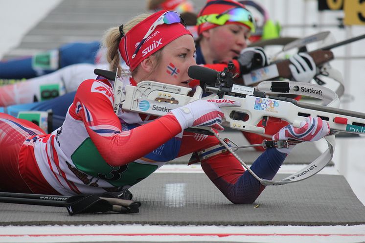 Emilie Kalkenberg,skytebane,stafett ungdom kvinner,junior-vm 2016