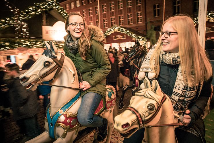 Kieler Weihnachtsdorf auf dem Rathausplatz